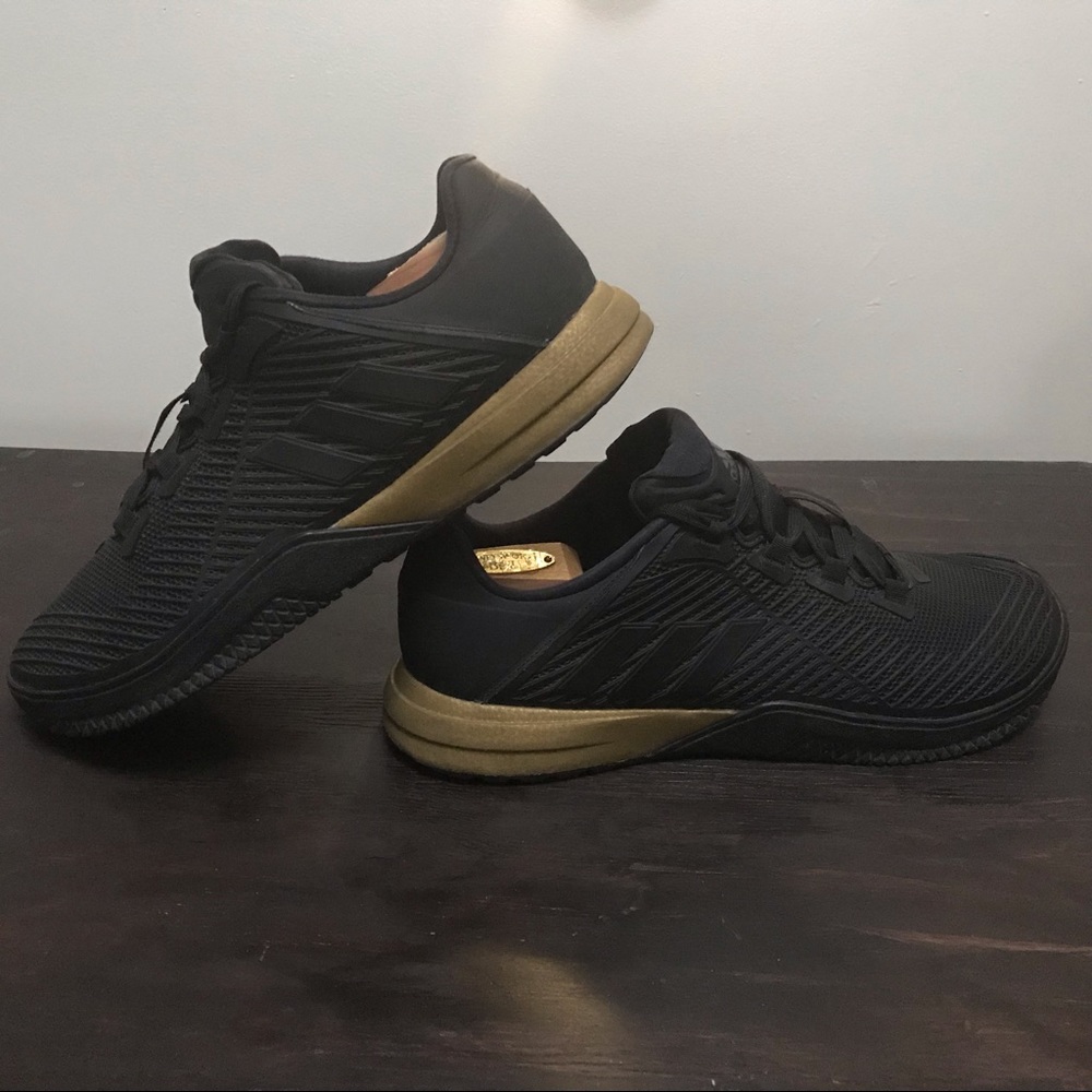 ADIDAS CrazyPower Men’s Size 11 Black Sneakers - Picture 7 of 8